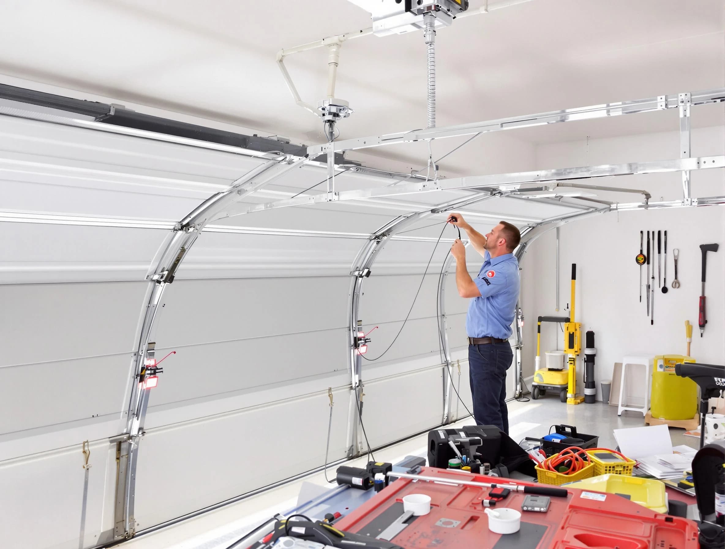 Garage door cable repair service by Eden Prairie Garage Door Repair in Eden Prairie