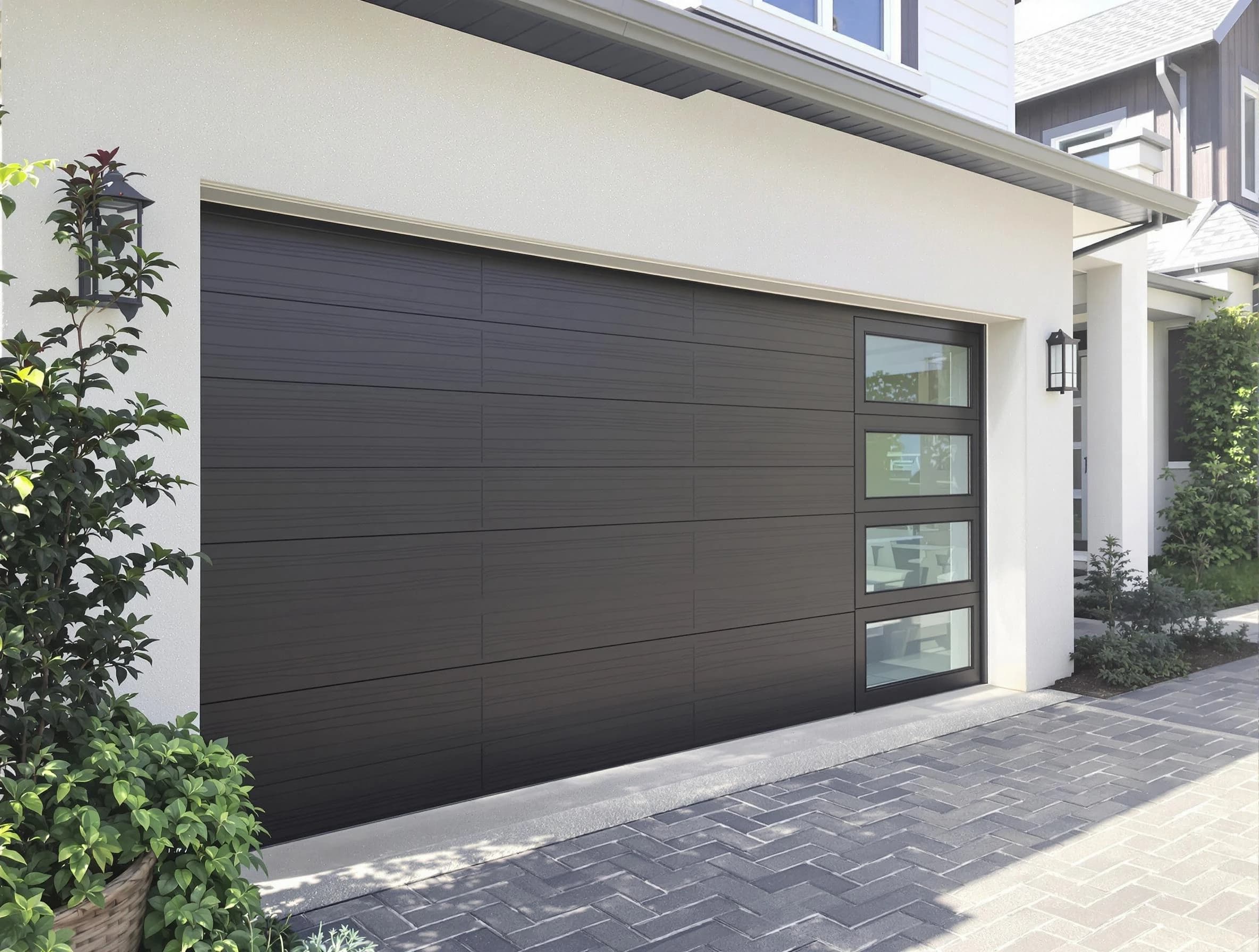 Custom garage door installation by Eden Prairie Garage Door Repair in Eden Prairie