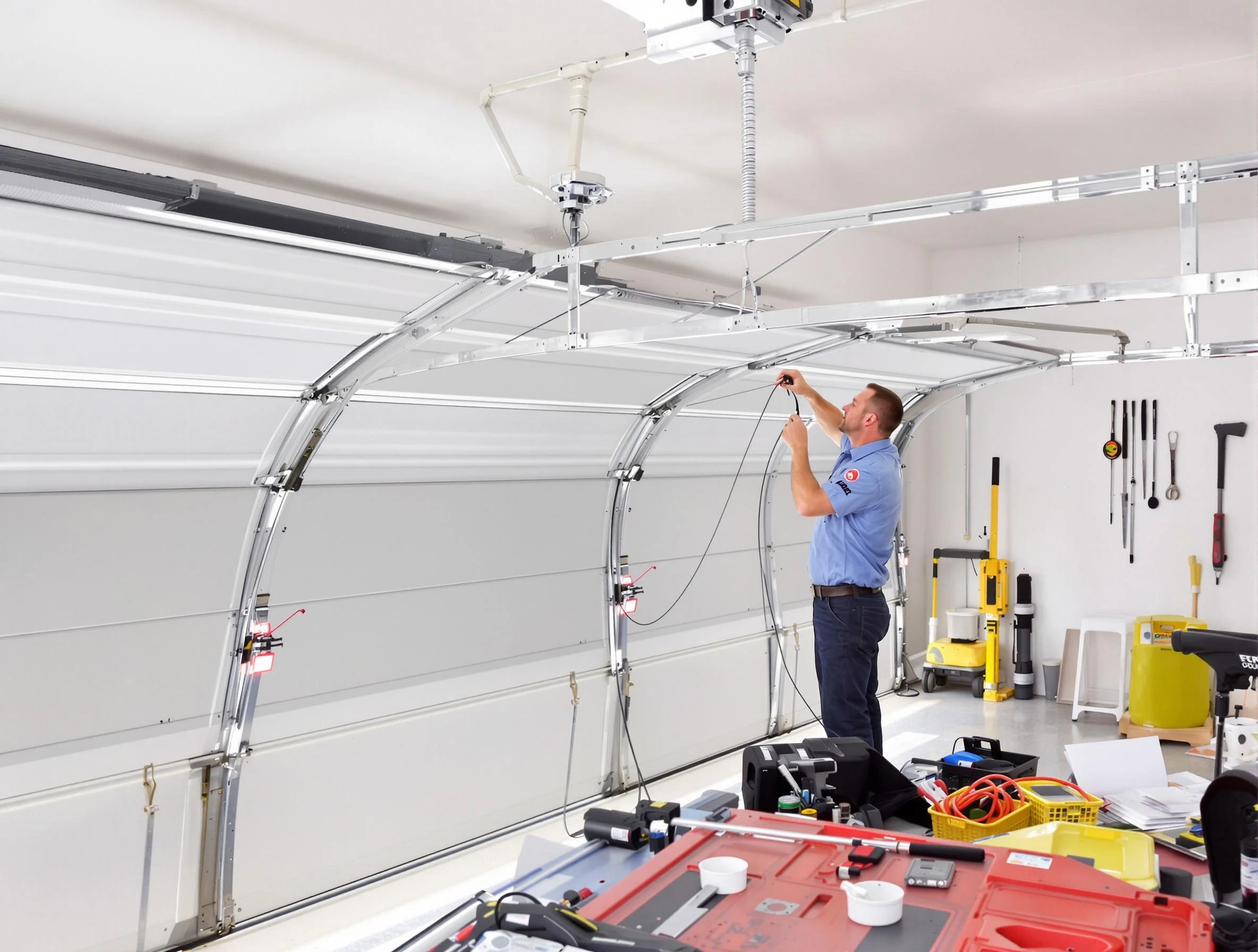 Garage door cable repair service by Eden Prairie Garage Door Repair in Eden Prairie