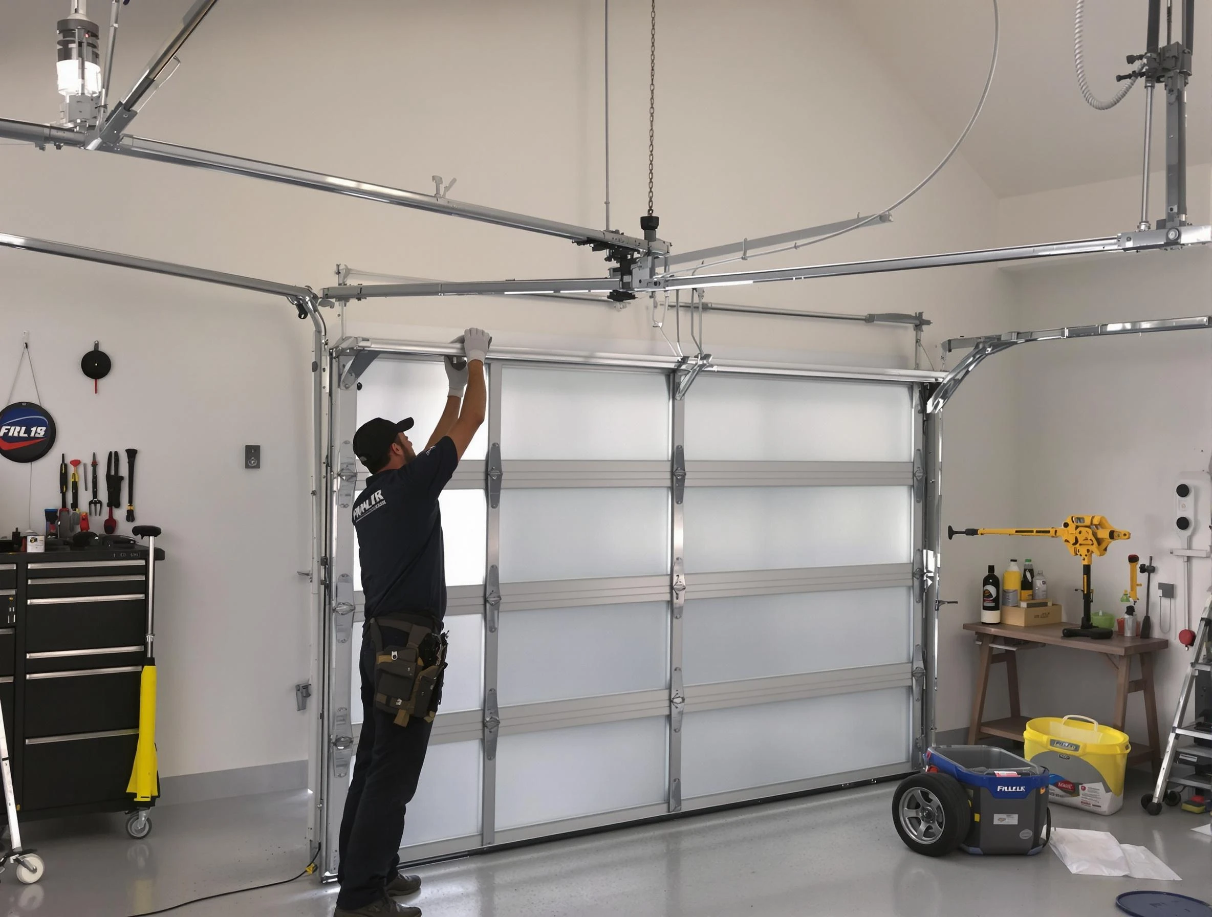 Eden Prairie Garage Door Repair certified team performing precision garage door installation in Eden Prairie