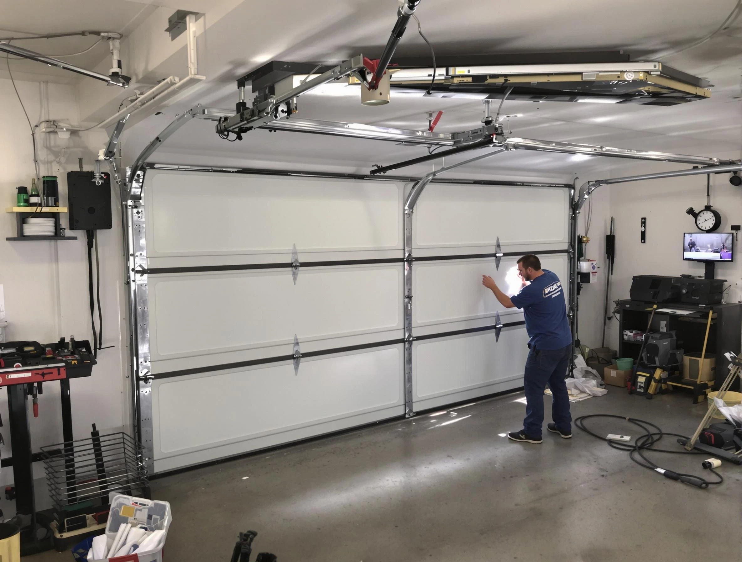 Professional garage door repair service by Eden Prairie Garage Door Repair in Eden Prairie