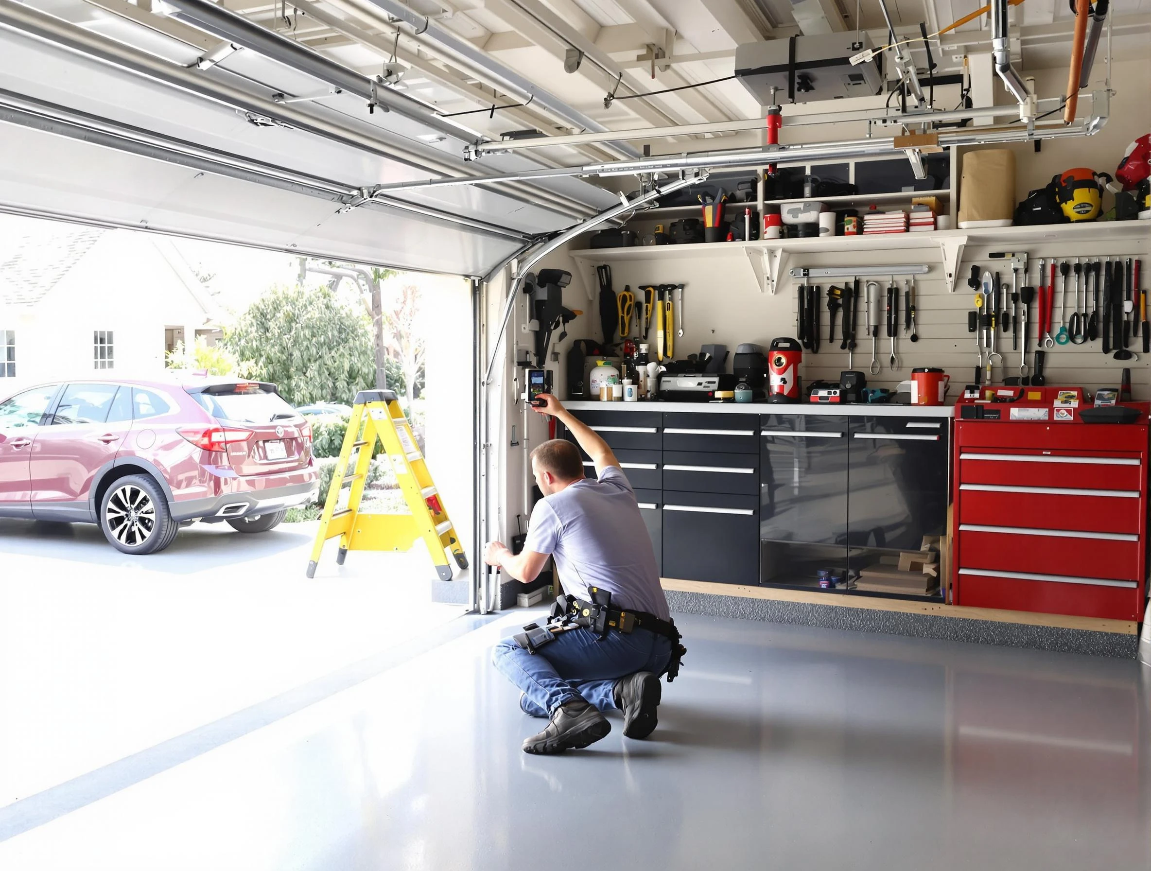 Local garage door repair service by Eden Prairie Garage Door Repair in Eden Prairie