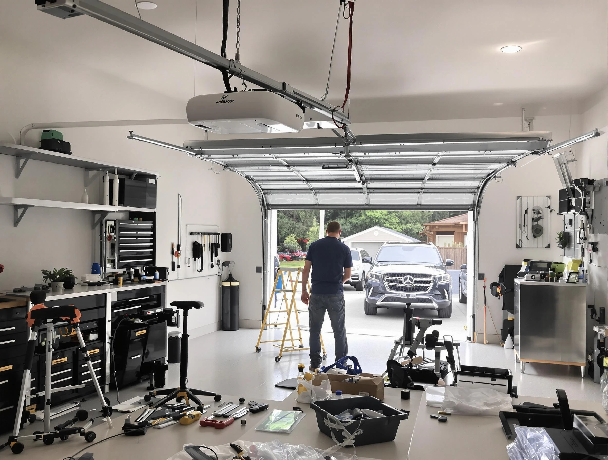 Garage door opener installation by Eden Prairie Garage Door Repair in Eden Prairie