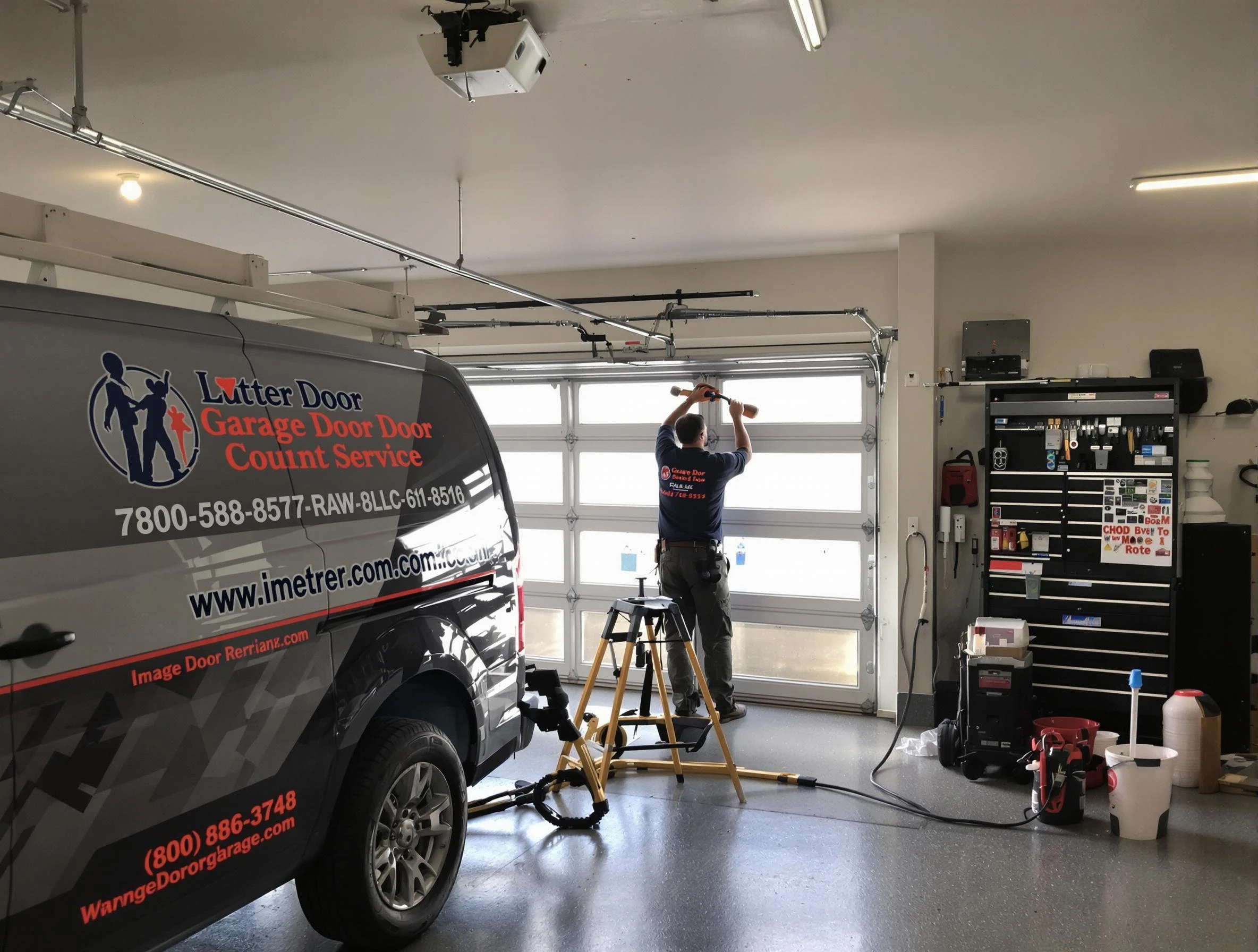 Eden Prairie Garage Door Repair rapid response team performing same-day repair in Eden Prairie