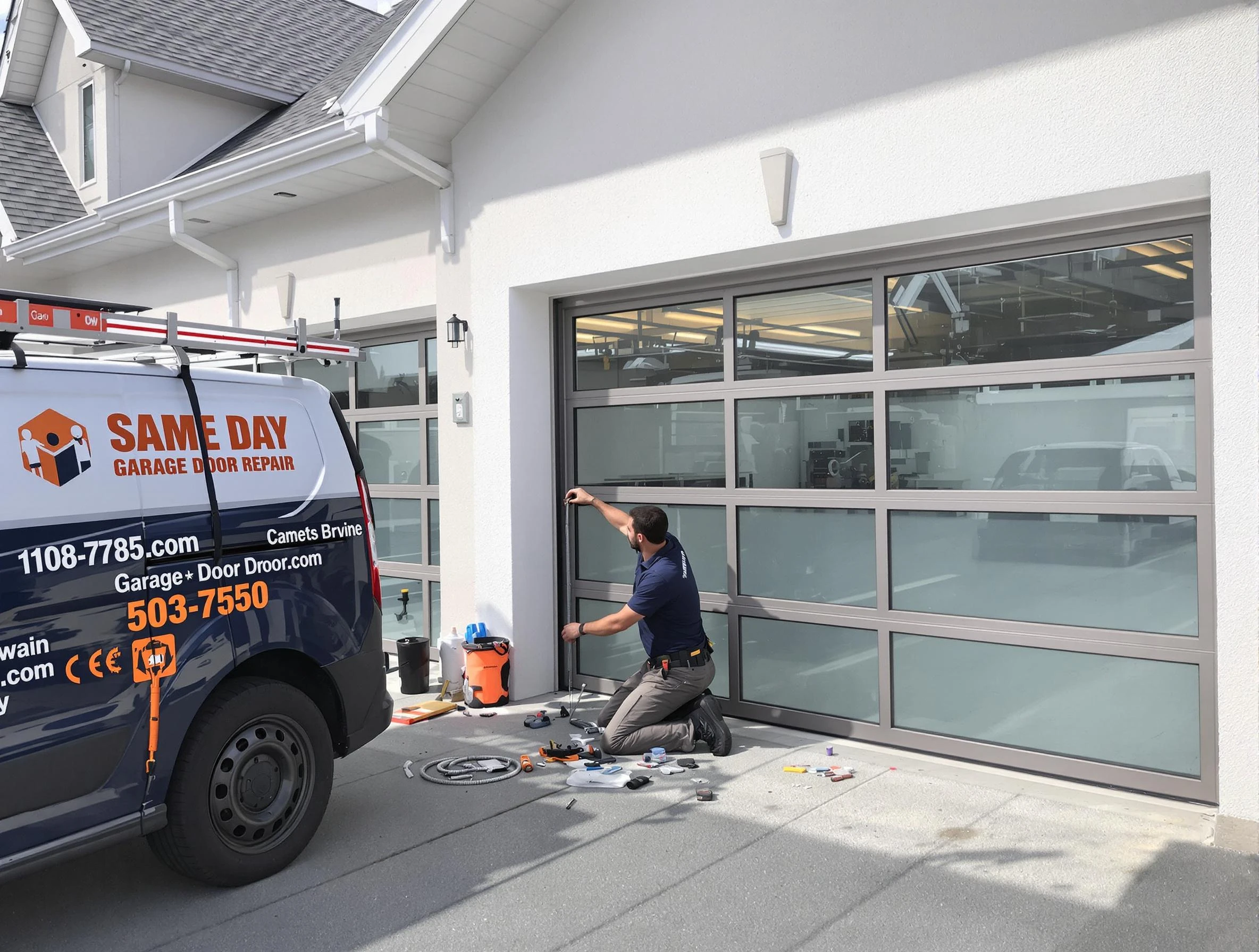 Same-day garage door repair service by Eden Prairie Garage Door Repair in Eden Prairie